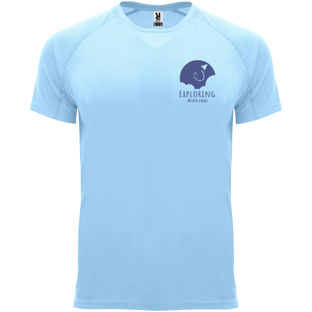 Bahrain 135 g/m² sportshirt met korte mouwen voor heren