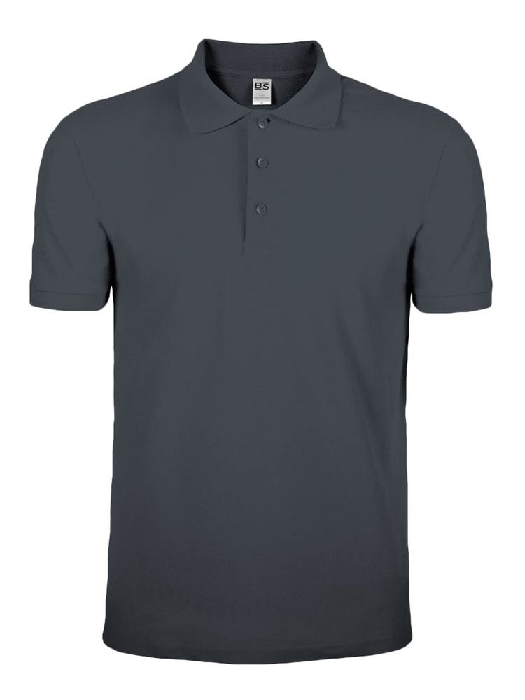 BS Evolution polo, 180 gr/m² - Donkergrijs (PMS 7540C)