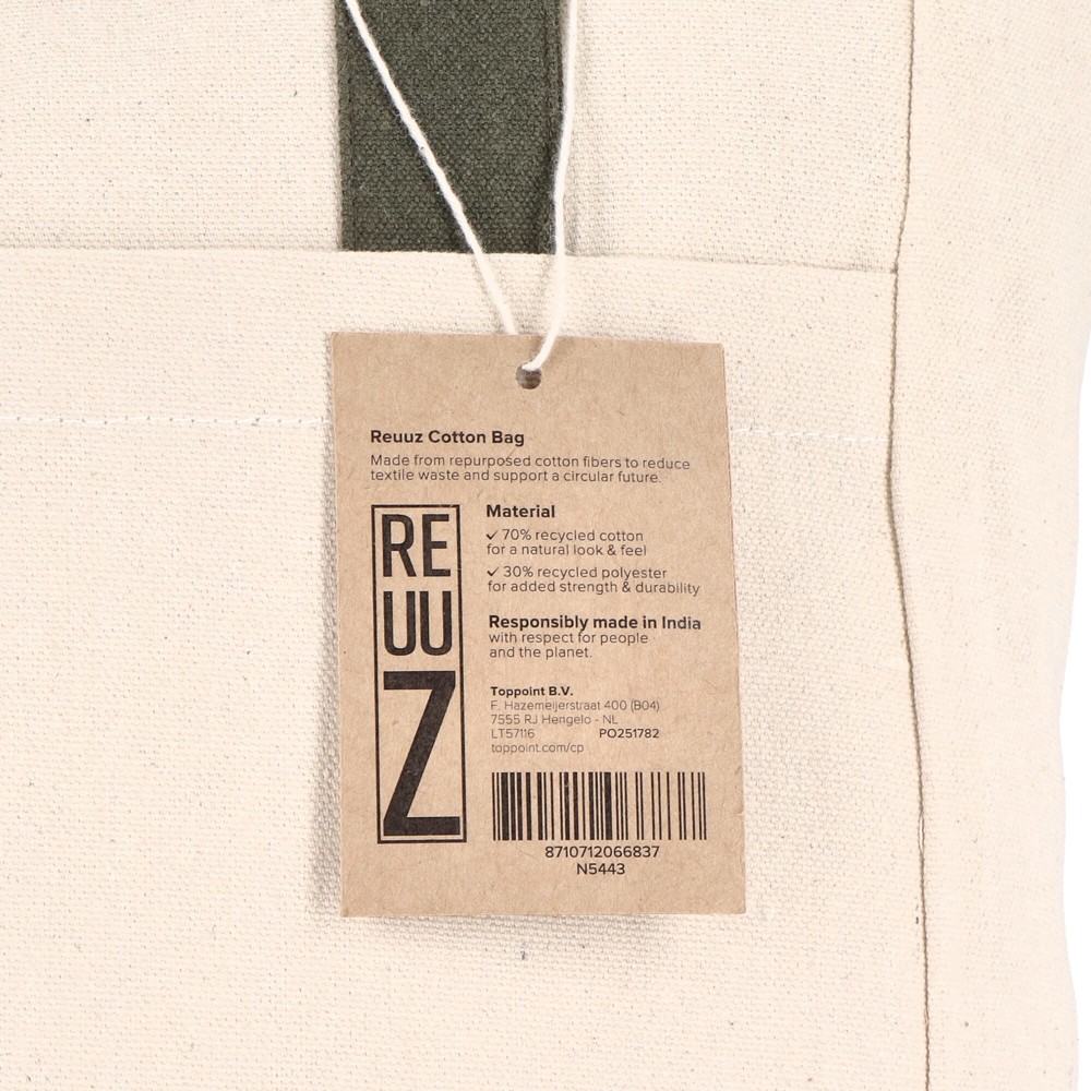 InSideOut Reuuz Canvas Draagtas 33 x 42 x 10 cm