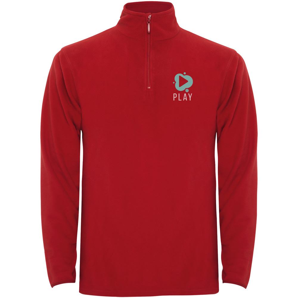 Himalaya fleece herenjack met kwartrits