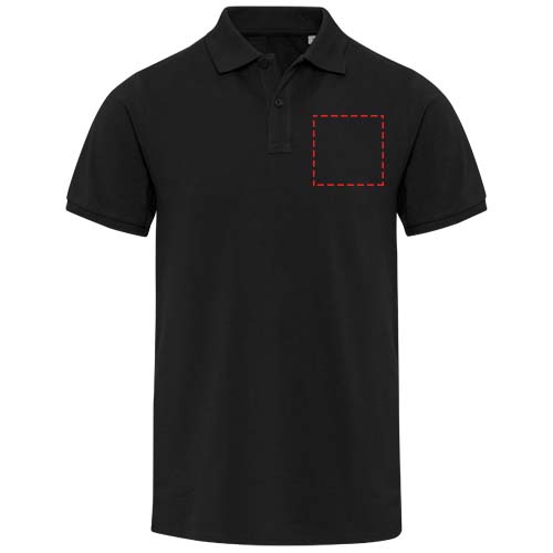 Beryl 220 g/m² unisex OCS gecertificeerde organische gerecyclede polo met korte mouwen