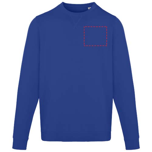 Jasper 280 g/m² unisex OCS gecertificeerde organische gerecyclede trui met ronde hals
