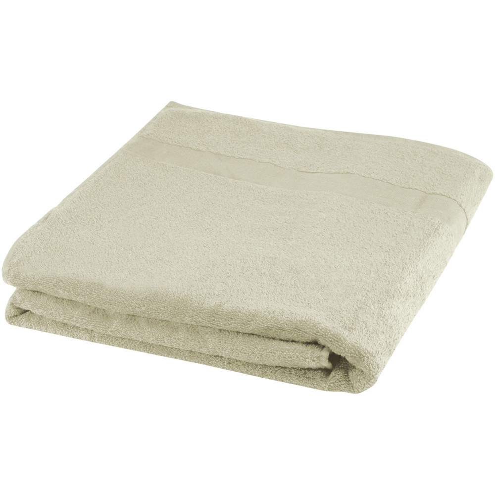 Evelyn handdoek 100 x 180 cm van 450 g/m² katoen - Lichtgrijs