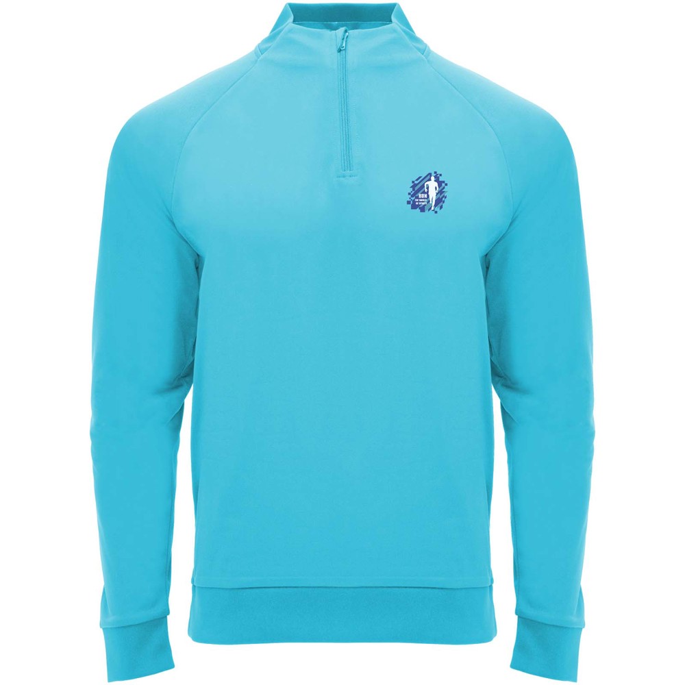 Epiro 200 g/m² sweatshirt met lange mouwen en kwartrits voor kinderen