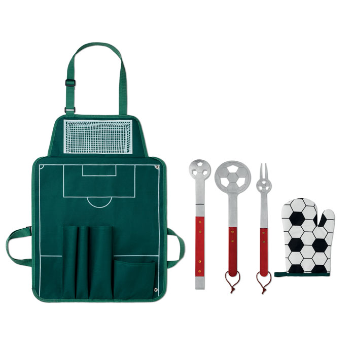 DONAU BALLY - Voetbal BBQ-set