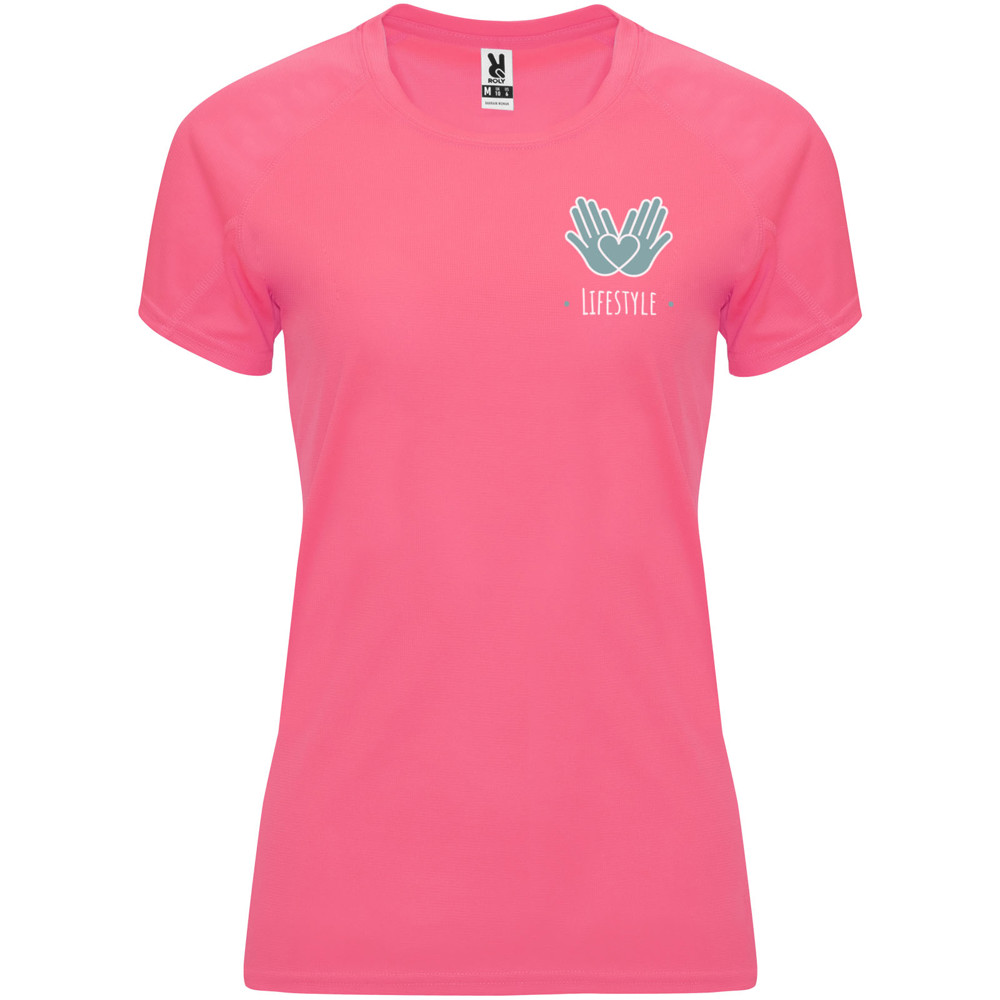 Bahrain 135 g/m² sportshirt met korte mouwen voor dames