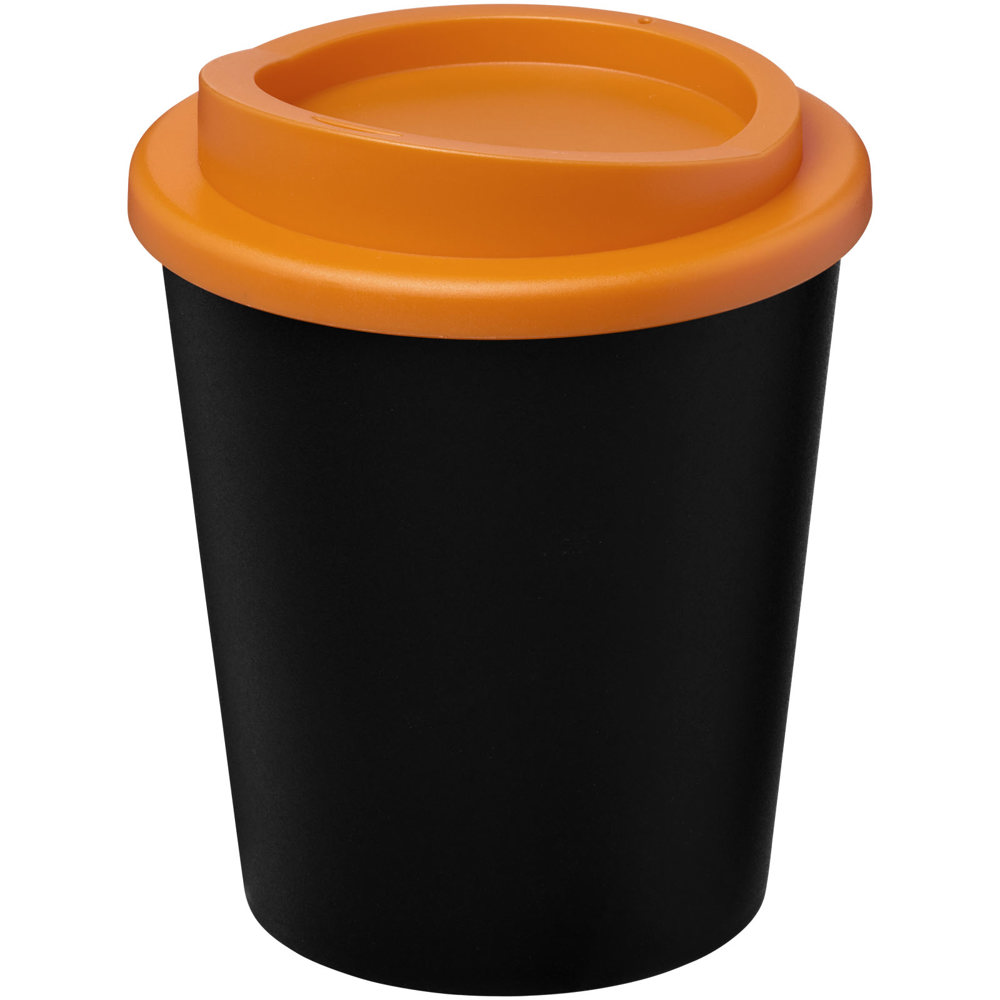 Americano® espresso 250 ml geïsoleerde beker - Zwart, Oranje