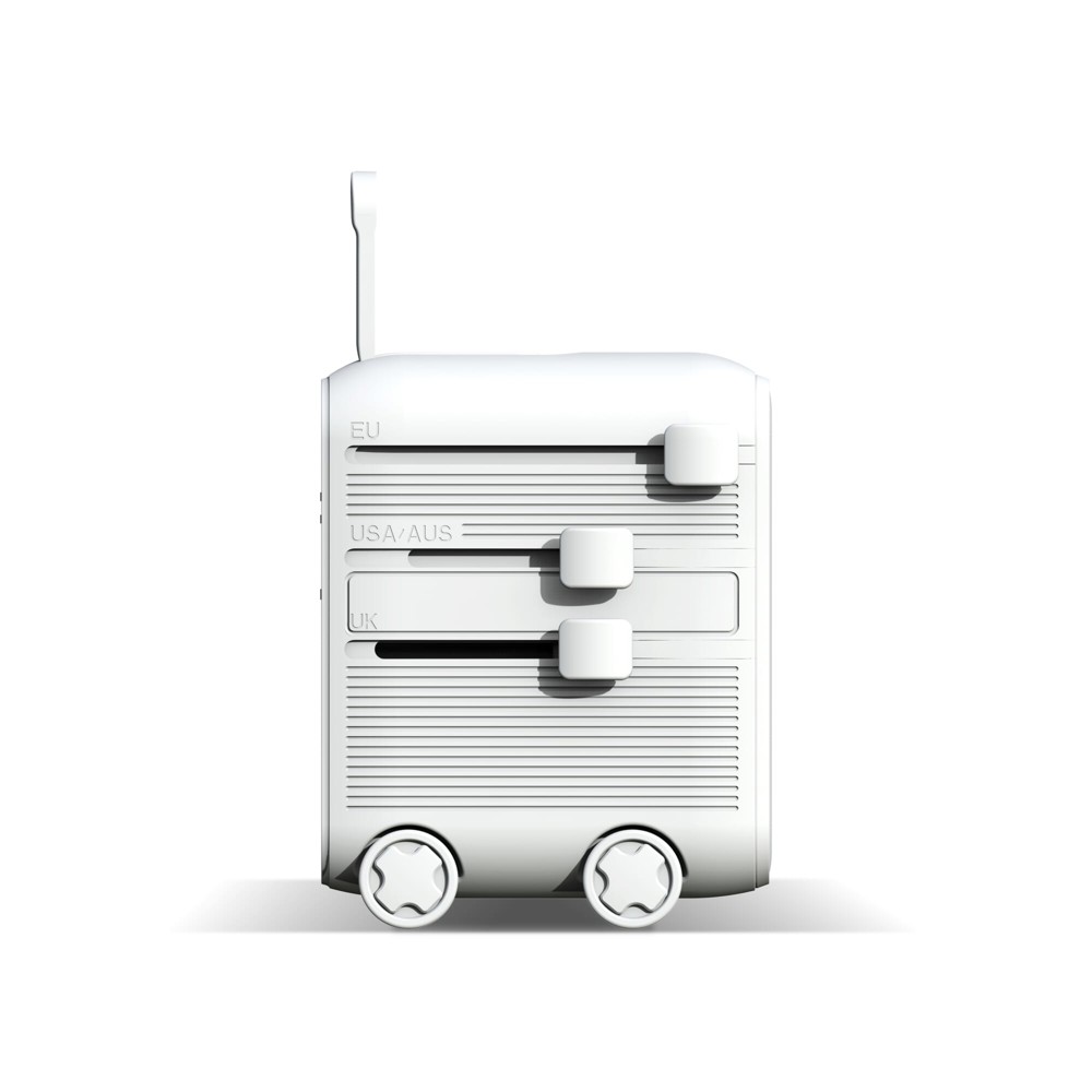 Xoopar Luggie GaN Wereldstekker Trolley