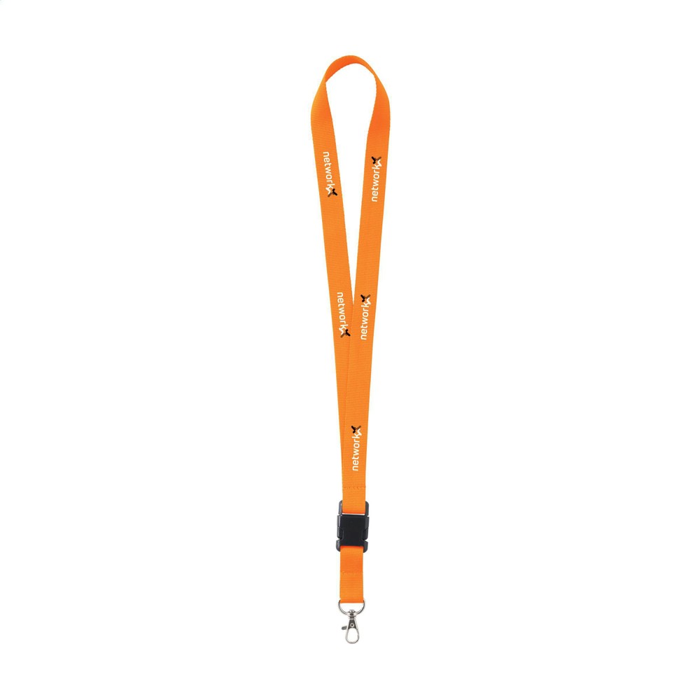 KeyCord 2 cm lanyard - fluo oranje (± PMS 166)