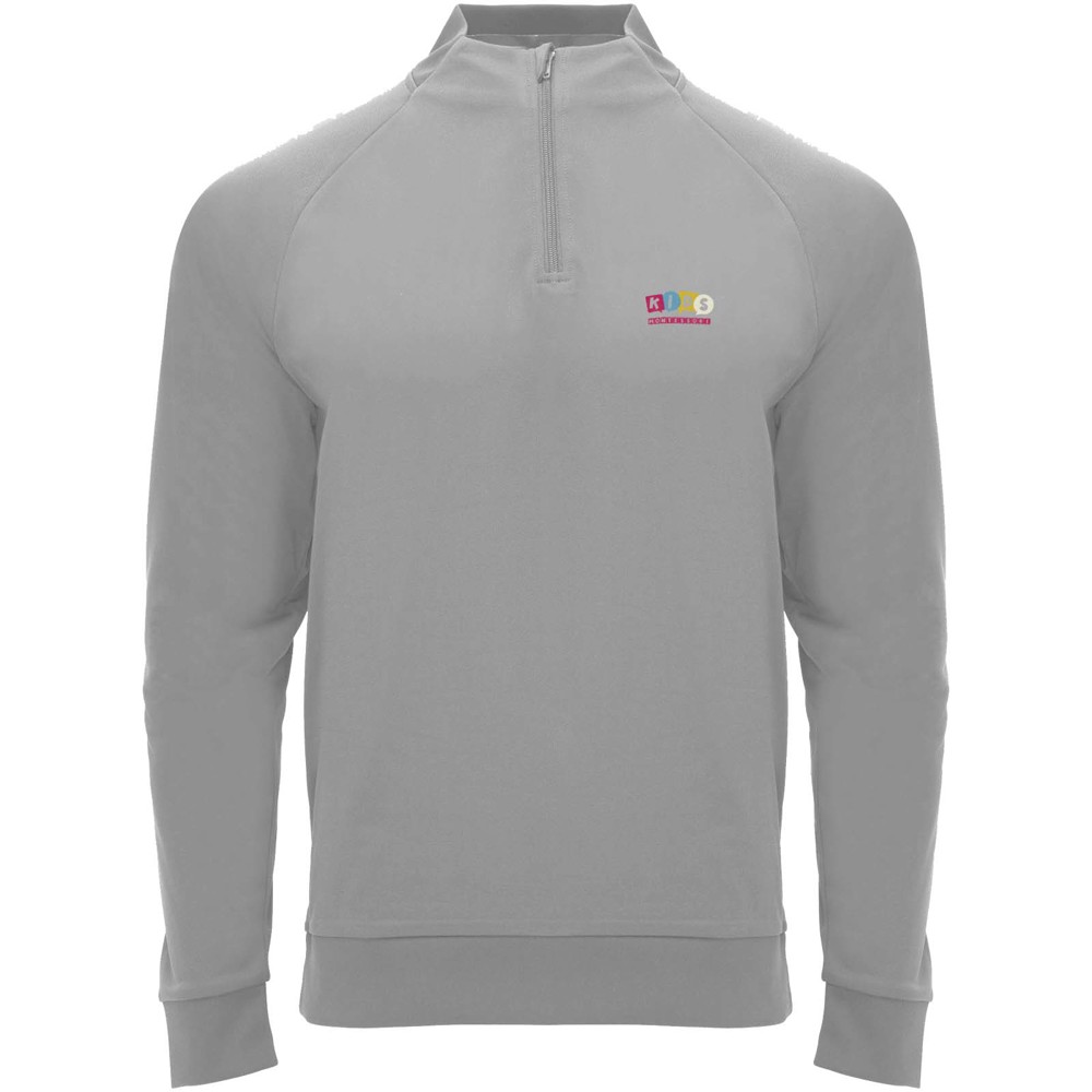 Epiro 200 g/m² sweatshirt met lange mouwen en kwartrits voor kinderen