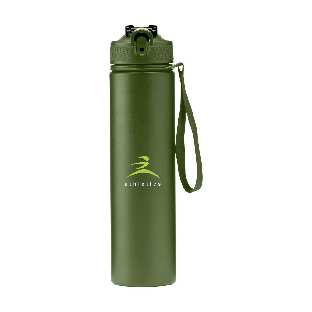 AquaSteel RCS Recycled Water Bottle 750 ml drinkfles - donkergroen (± PMS 7762)