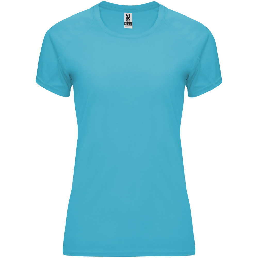 Bahrain 135 g/m² sportshirt met korte mouwen voor dames - Turkoois