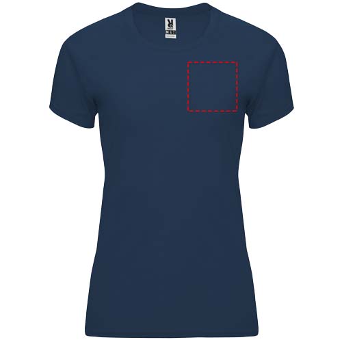 Bahrain 135 g/m² sportshirt met korte mouwen voor dames