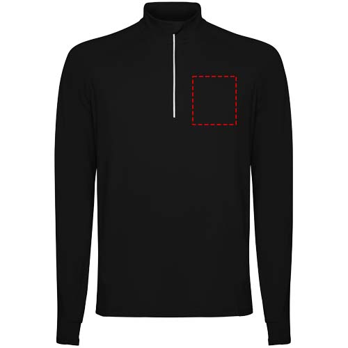 Estambul 200 g/m² herensweater met lange mouwen en halve rits