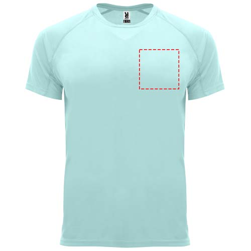 Bahrain 135 g/m² sportshirt met korte mouwen voor heren