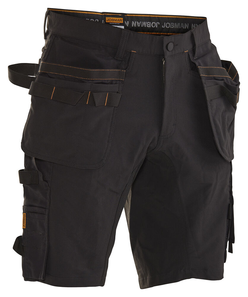 Jobman - 2196 Stretch Shorts HP Zwart C56