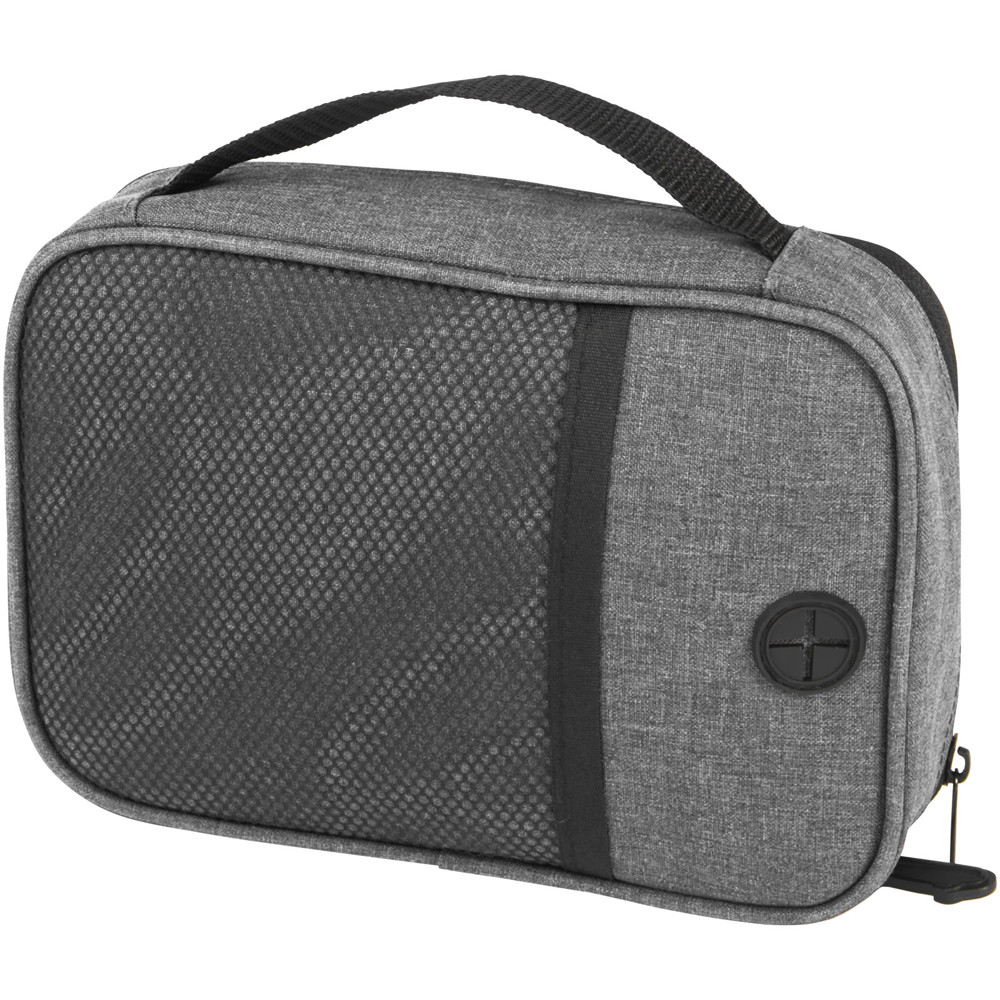Ross GRS RPET tech etui 1 l - Gemêleerd grijs