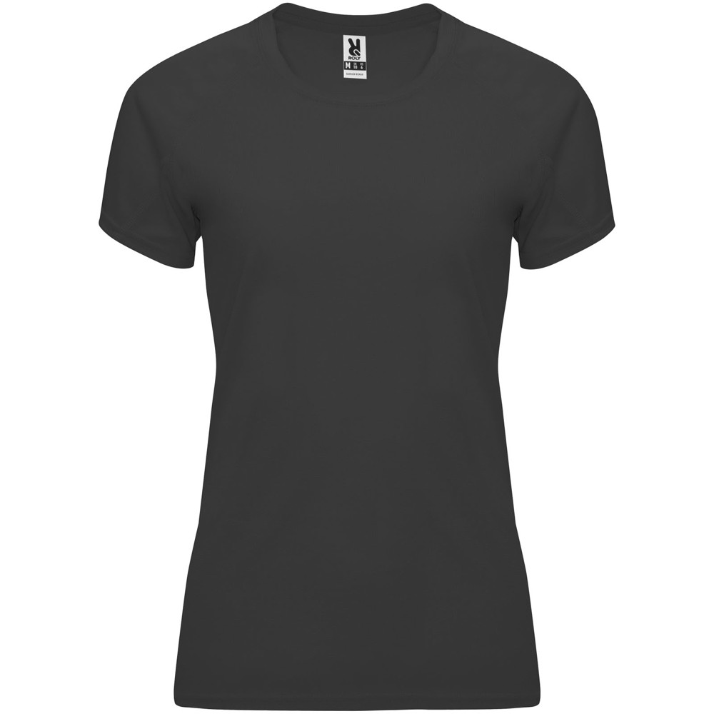 Bahrain 135 g/m² sportshirt met korte mouwen voor dames - Donkerlood
