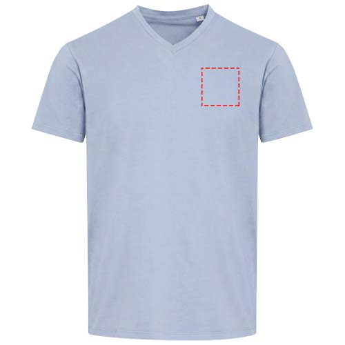Balfour 200 g/m² unisex OCS organisch T-shirt met korte mouwen en V-hals
