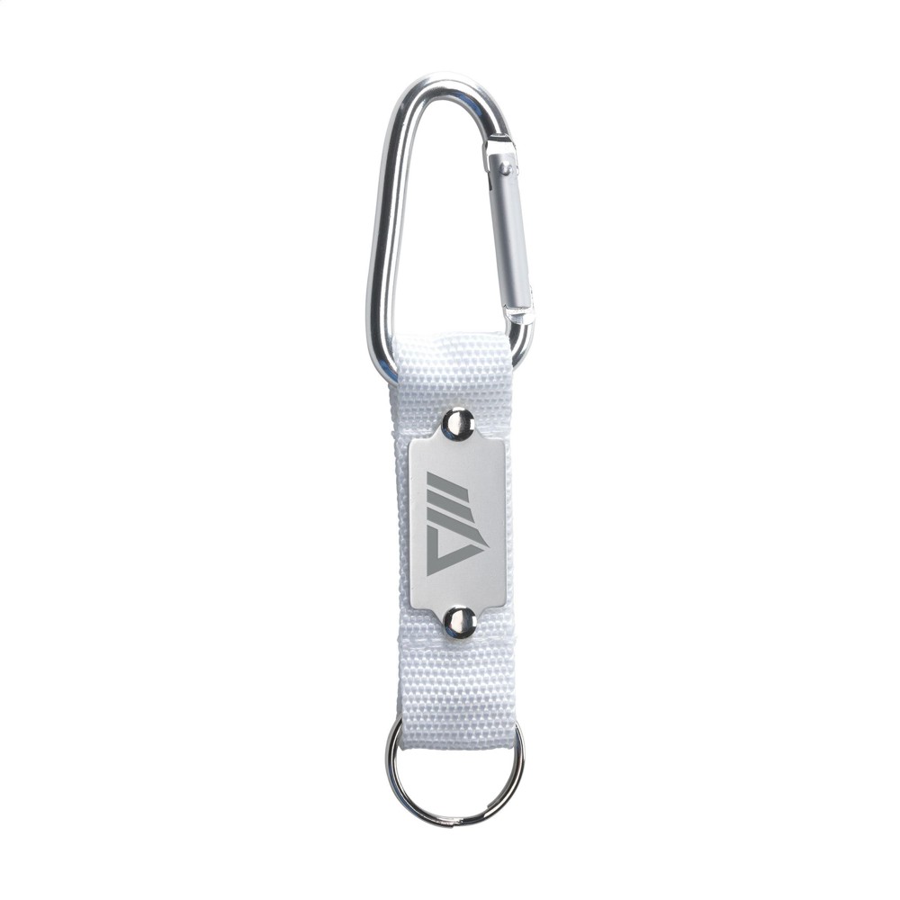 KeyTex karabijnhaak - wit (± PMS White)