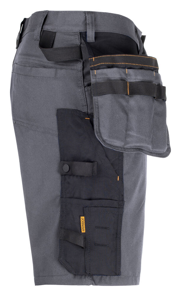 Jobman - 2168 Stretch Shorts HP Donkergrijs/Zwart C52