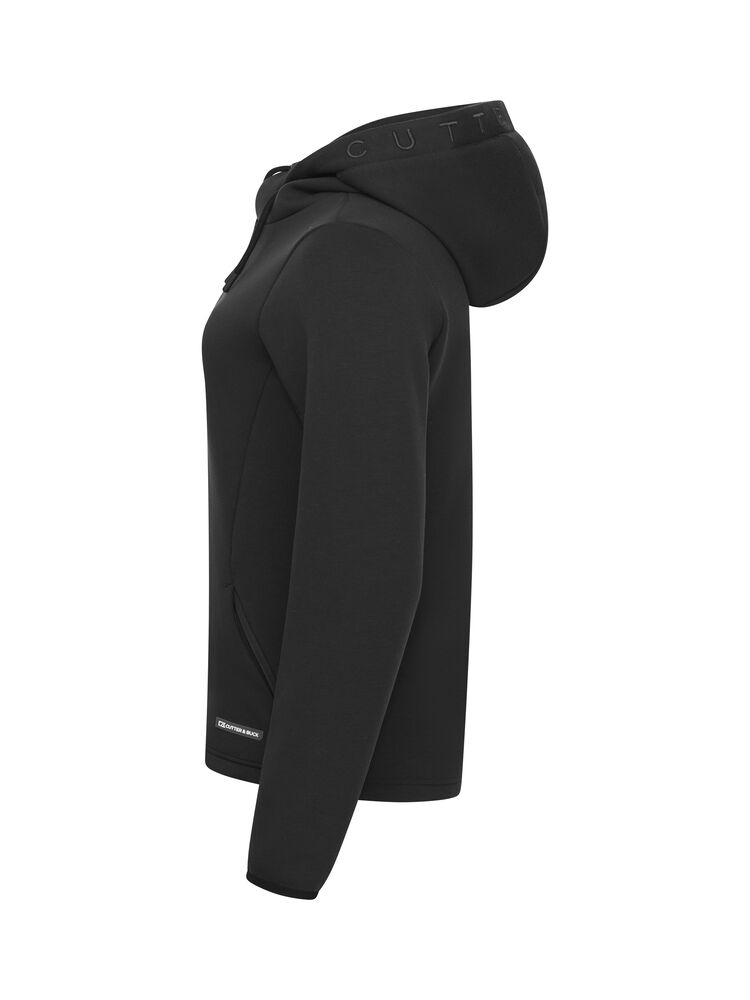 Cutter & Buck - Pemberton Hood Dames Zwart XL