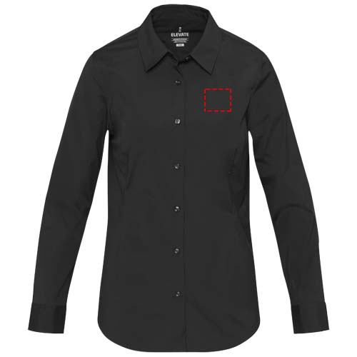 Carnelian 133 g/m² poplin damesshirt