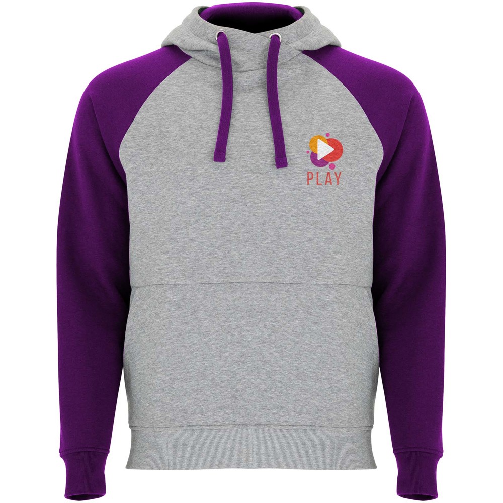 Badet 280 g/m² unisex tweekleurige hoodie