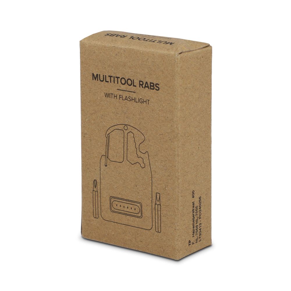 Compact multigereedschap in R-ABS &amp; metaal 7 functies