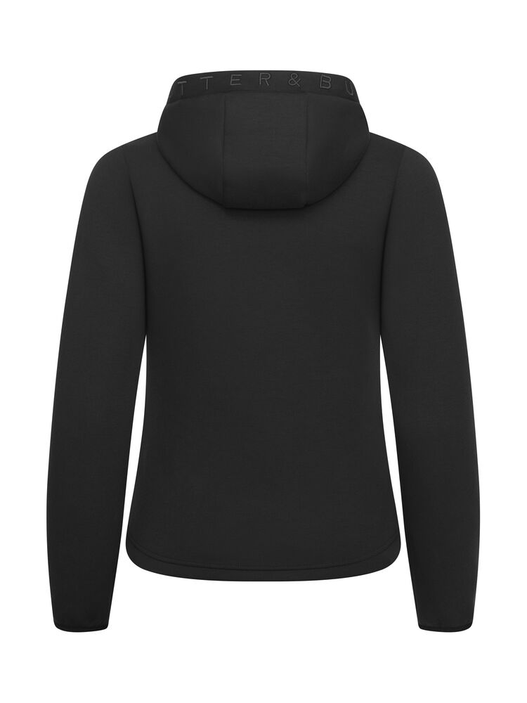Cutter & Buck - Pemberton Hood Dames Zwart XL
