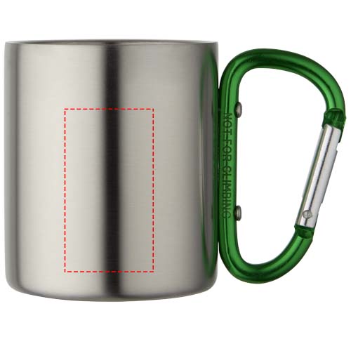 Alps 200 ml geïsoleerde beker met karabijnhaak