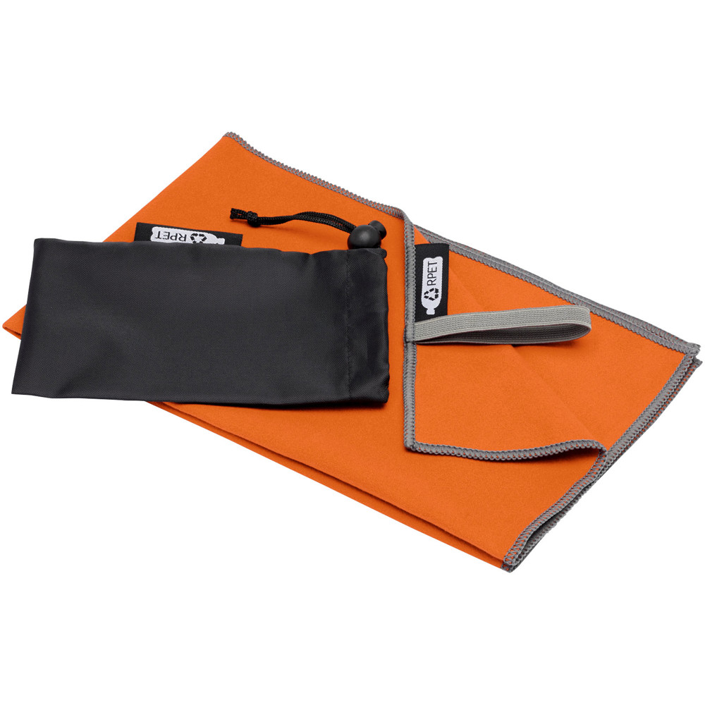 Pieter GRS ultralichte en sneldrogende handdoek 30 x 50 cm - Oranje
