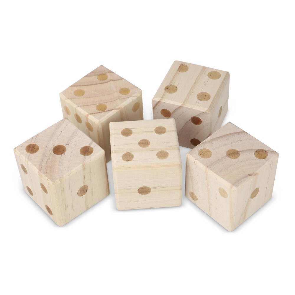 InSideOut Reuze houten dobbelsteen spel