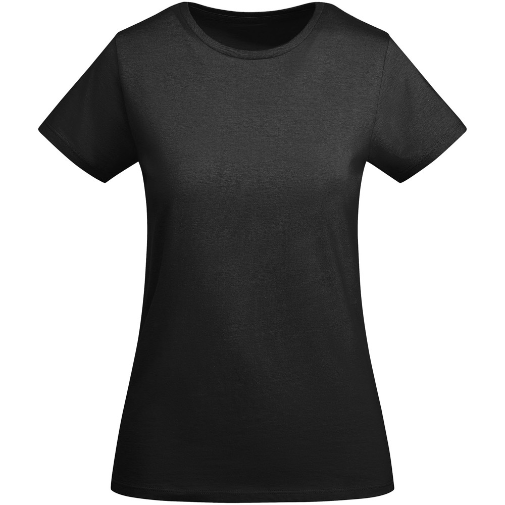 Breda 175 g/m² biologisch katoenen dames T-shirt met korte mouwen - Zwart
