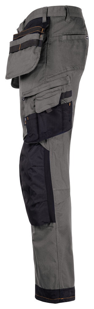 Jobman - 2164 Stretch Trousers HP Donkergrijs/Zwart 152