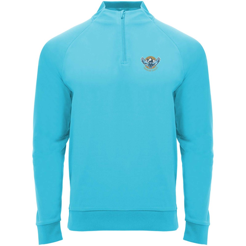 Epiro 200 g/m² unisex sweatshirt met lange mouwen en kwartrits