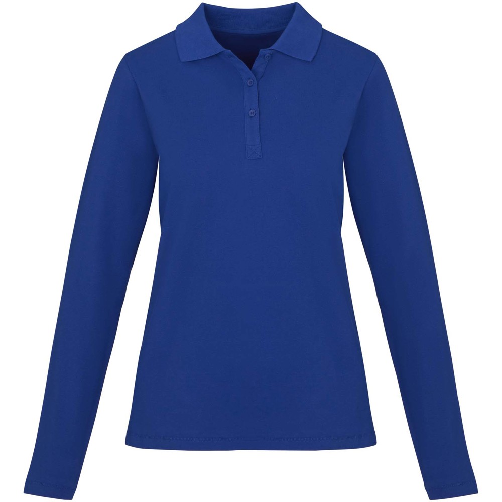 Calgary 180 g/m² damespolo met lange mouwen