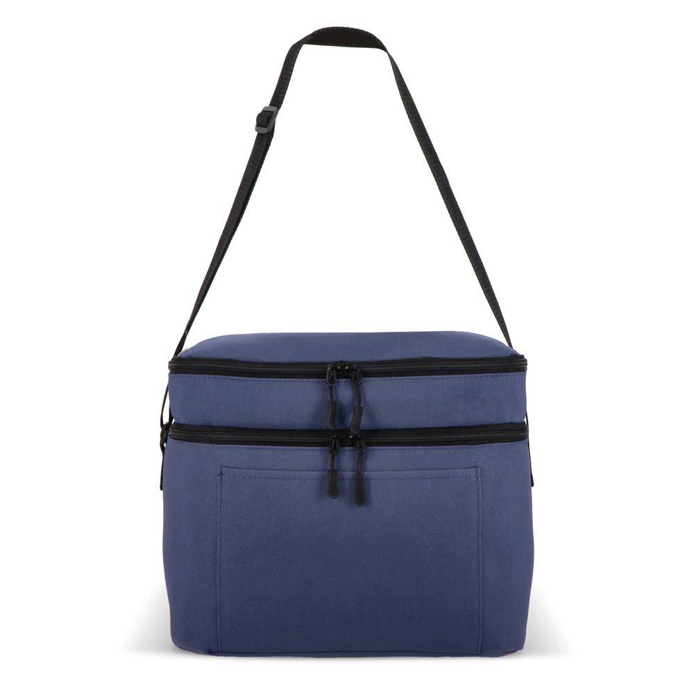 600D gerecycled PET koeltas met twee vakken 30 x 20 x 24 cm 12 L
