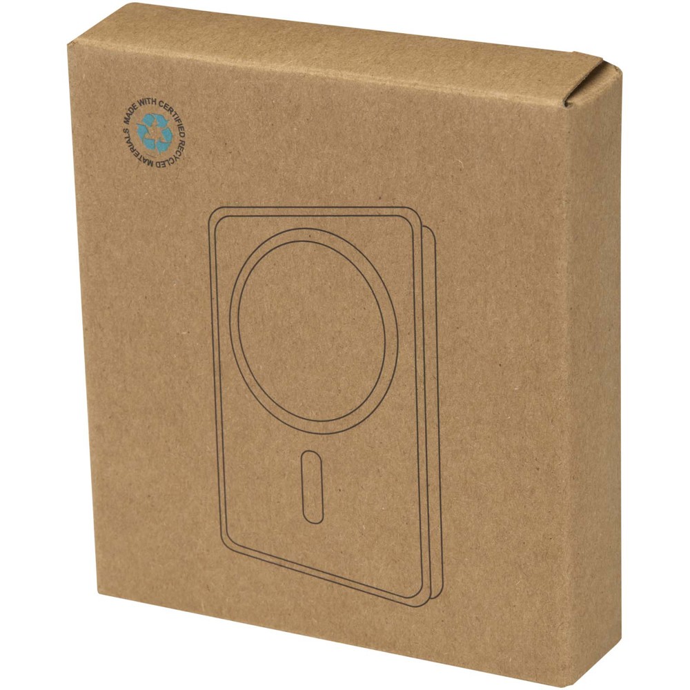 Avis 10.000 mAh RCS powerbank van gerecycled aluminium met magnetische aansluiting 