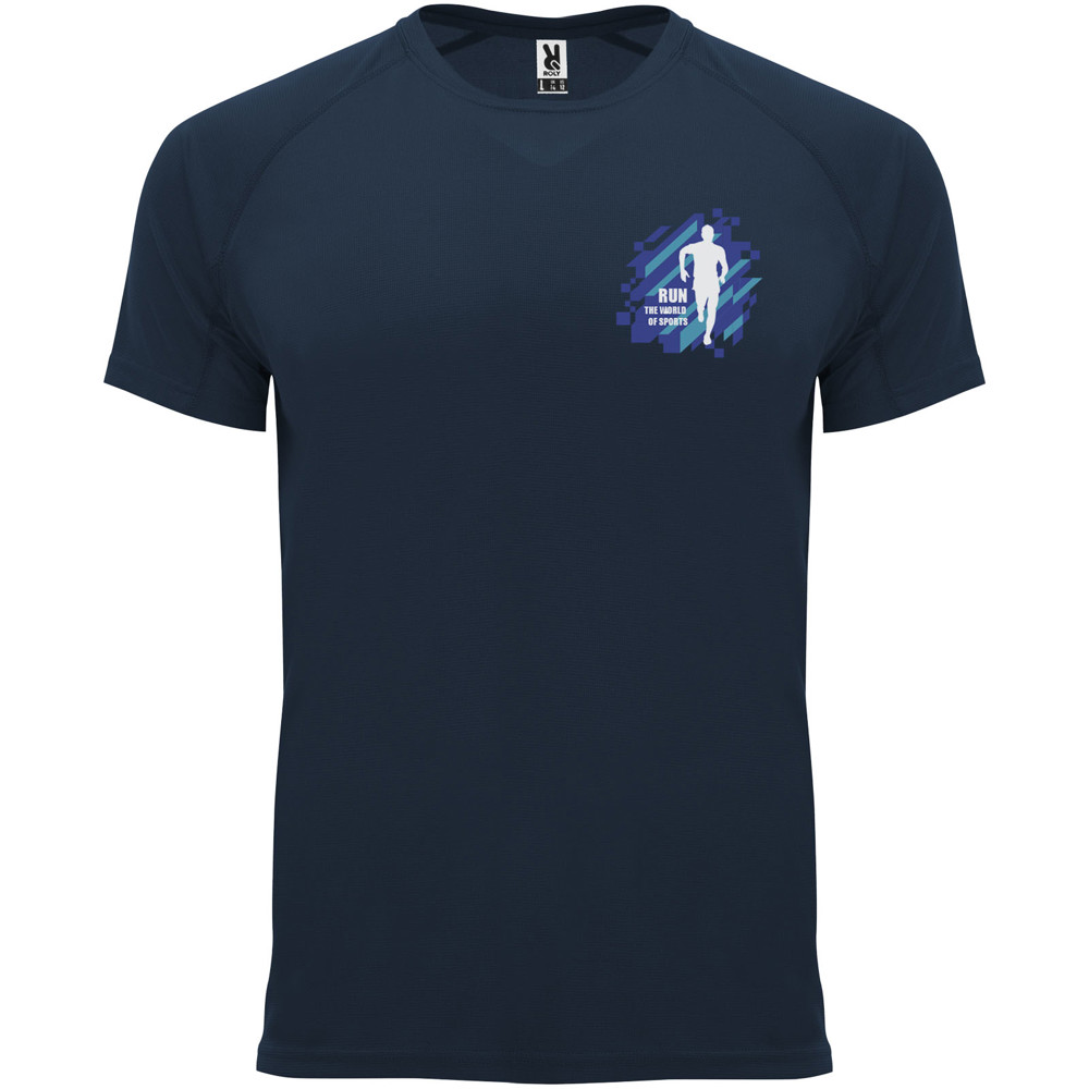 Bahrain 135 g/m² sportshirt met korte mouwen voor heren