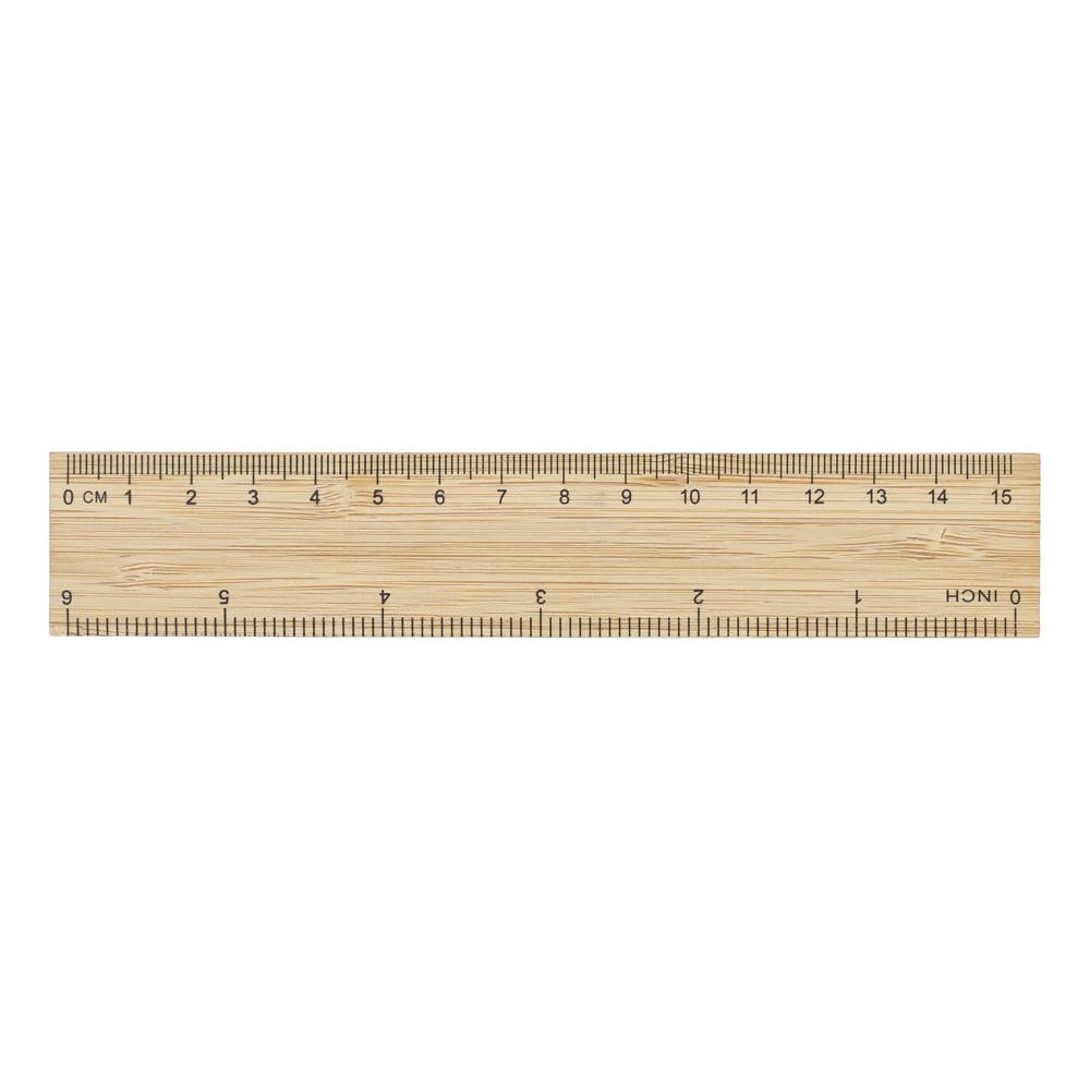 Bamboe liniaal 15cm