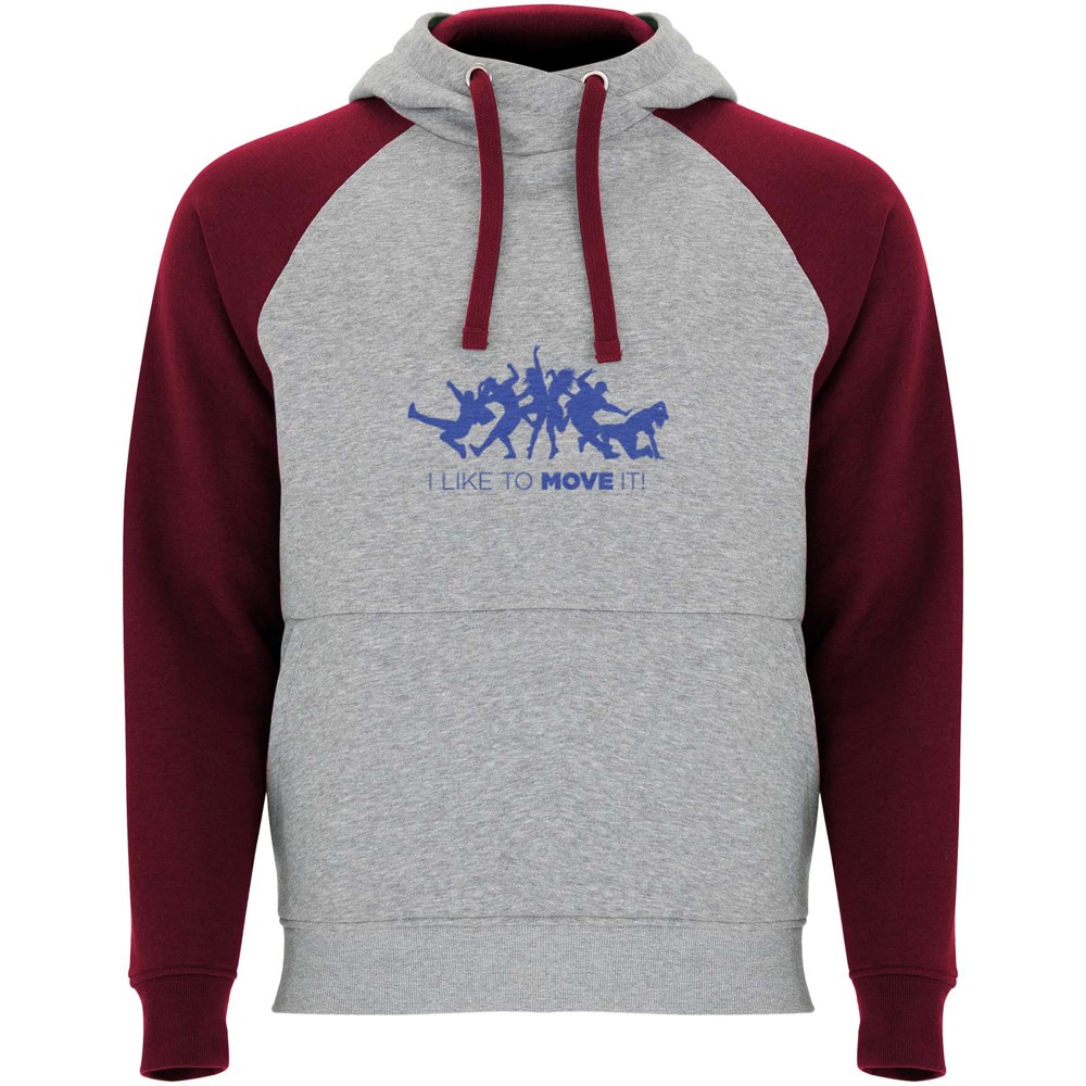 Badet 280 g/m² tweekleurige kinderhoodie