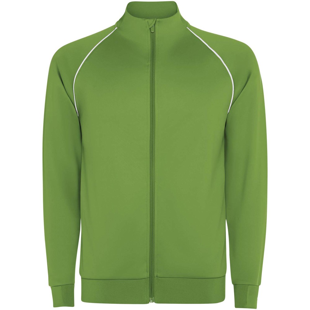 Valier herensweatshirt met doorlopende rits - Varen groen