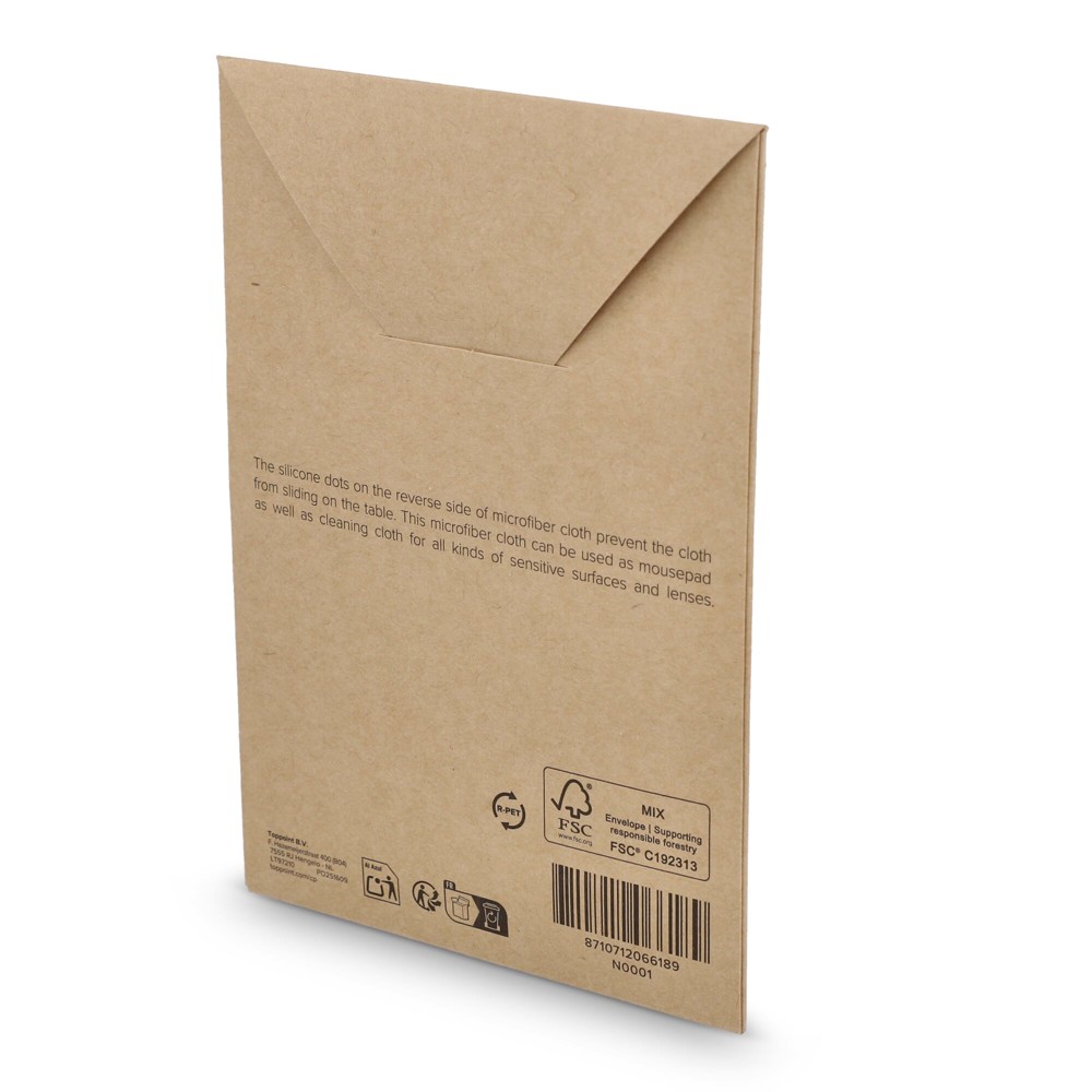 Microvezel muismat met siliconen nopjes 18x22cm (325g/m²) sublimatie